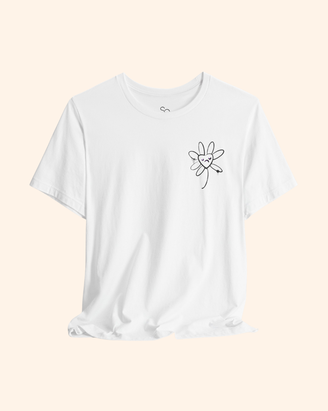 Peace and Love Graffiti Graphic T-Shirt unisex t-shirt product image 4