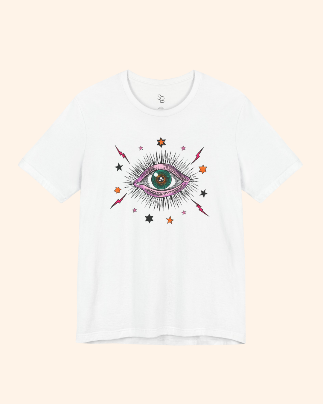 Stay Away Evil Eye Graphic T-Shirt unisex t-shirt product image 5