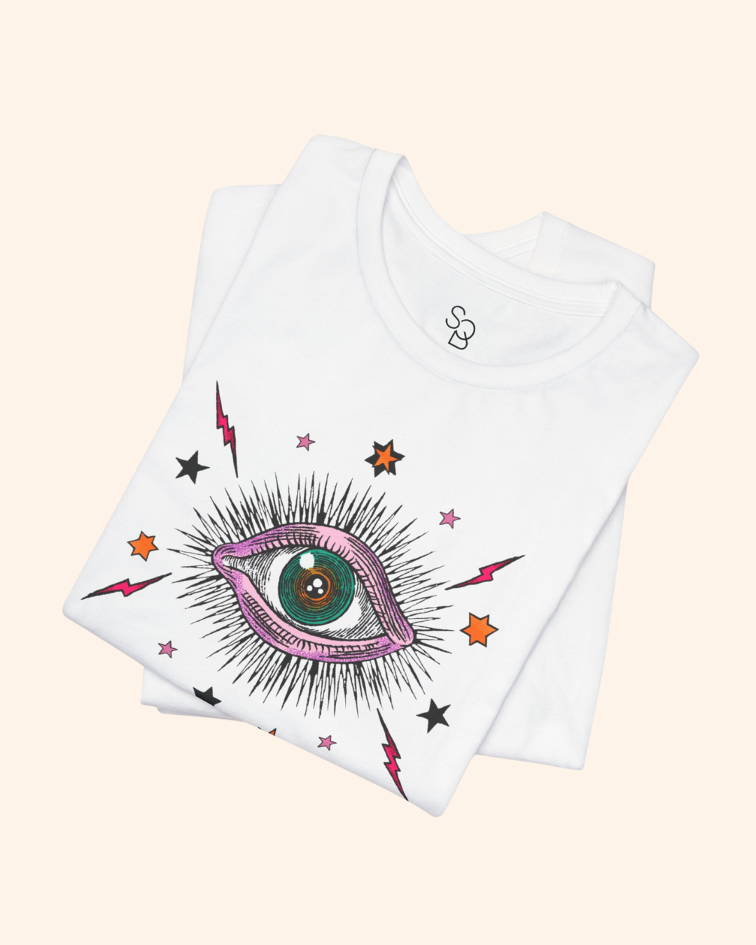 Stay Away Evil Eye Graphic T-Shirt unisex t-shirt product image 6