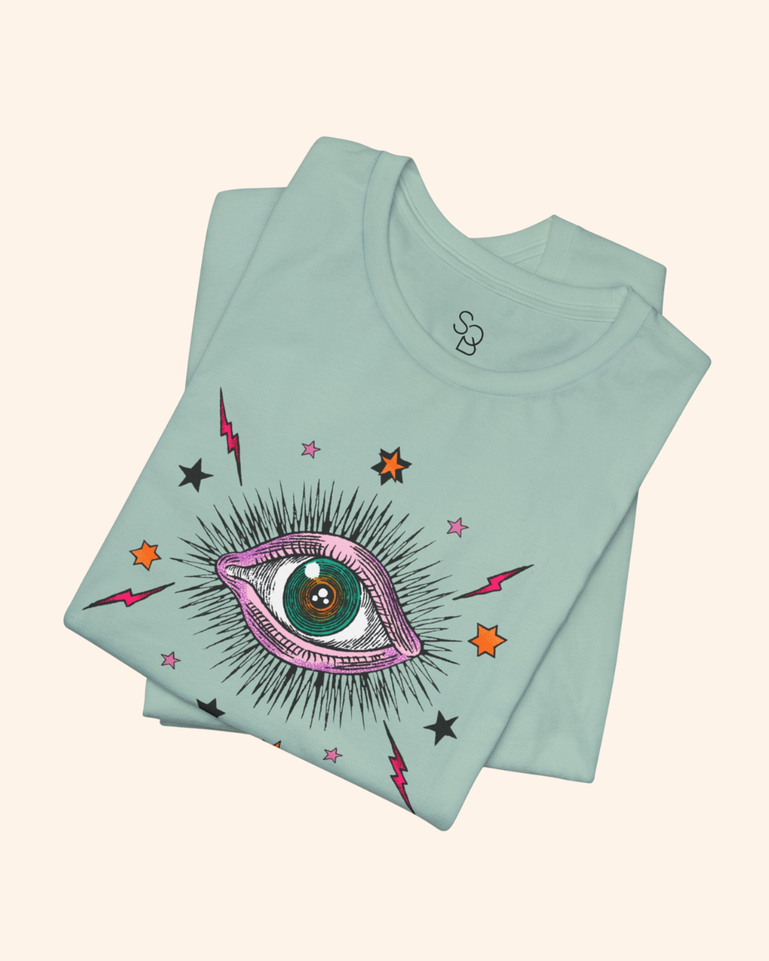 Stay Away Evil Eye Graphic T-Shirt unisex t-shirt product image 2