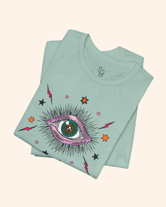 Stay Away Evil Eye Graphic T-Shirt unisex t-shirt product image 2