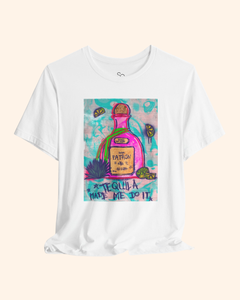 Tequila Made Me Do It Graphic T-Shirt unisex t-shirt product image 5