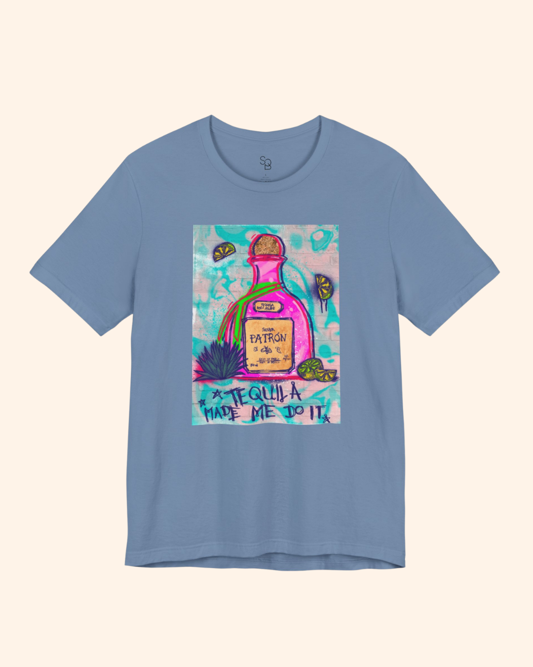 Tequila Made Me Do It Graphic T-Shirt unisex t-shirt product image 8