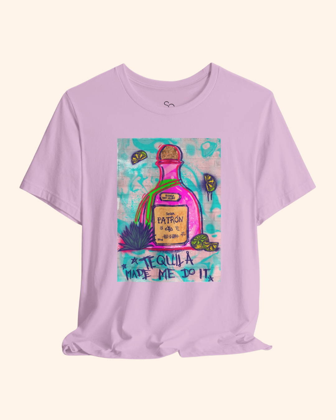 Tequila Made Me Do It Graphic T-Shirt unisex t-shirt product image 10