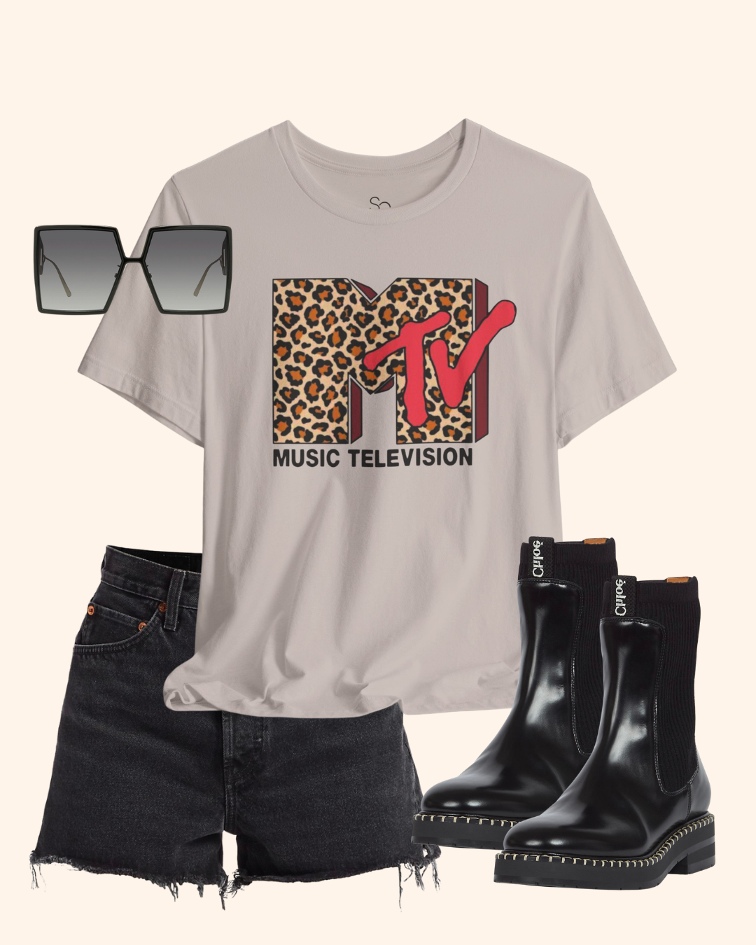 Leopard Music Graphic T-Shirt unisex t-shirt product image 1
