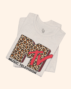 Leopard Music Graphic T-Shirt unisex t-shirt product image 6