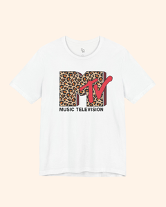 Leopard Music Graphic T-Shirt unisex t-shirt product image 3