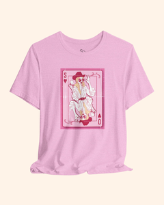 Poker Babe Queen of Hearts Graphic T-Shirt unisex t-shirt product image 10