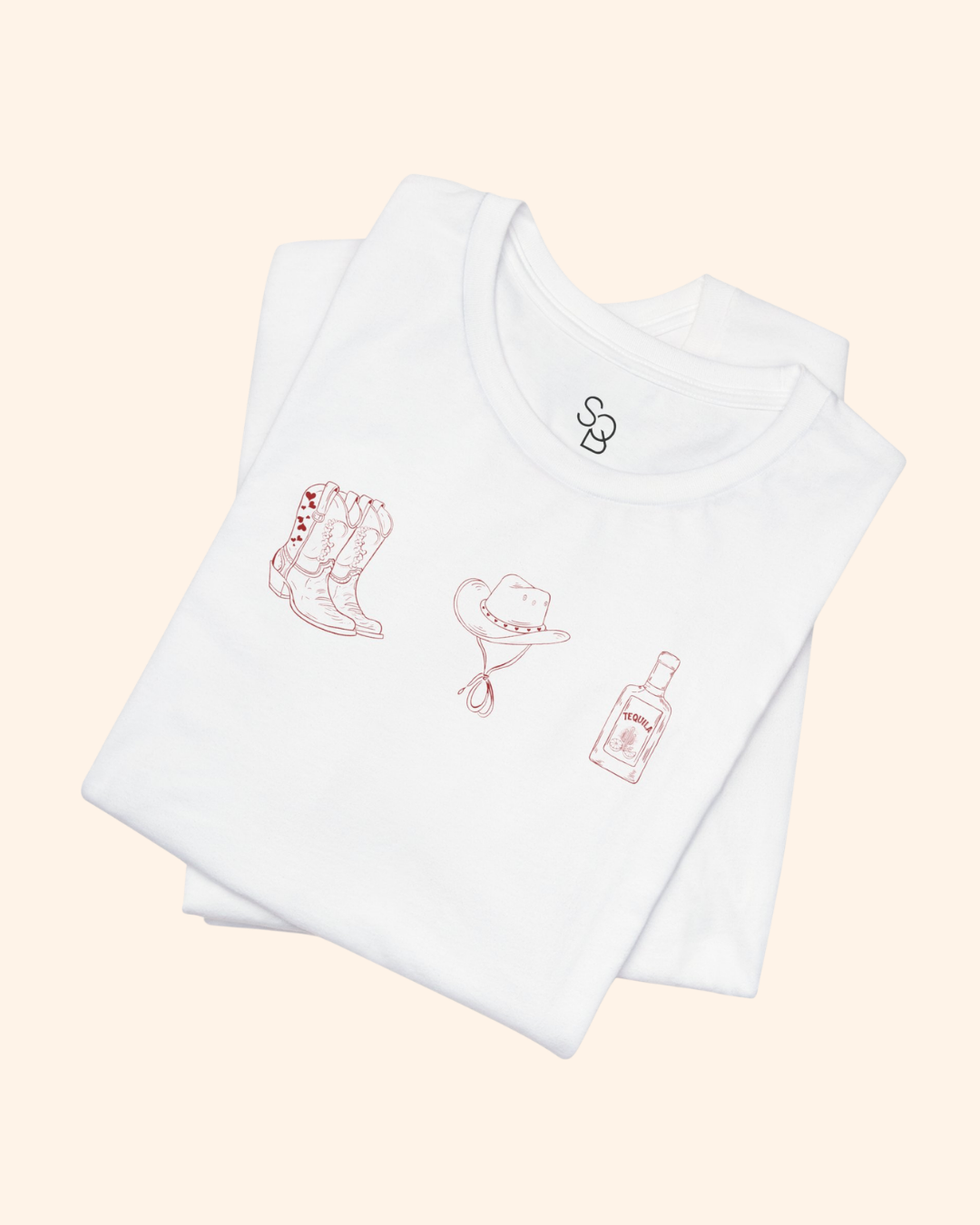 Rodeo Nights Western Graphic T-Shirt unisex t-shirt product image 5