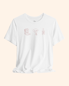 Rodeo Nights Western Graphic T-Shirt unisex t-shirt product image 6