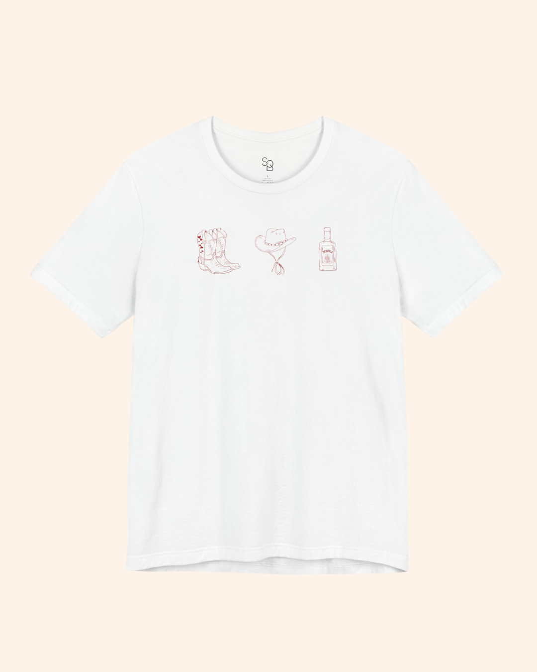 Rodeo Nights Western Graphic T-Shirt unisex t-shirt product image 7