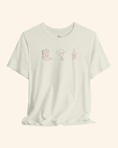 Rodeo Nights Western Graphic T-Shirt unisex t-shirt product image 2