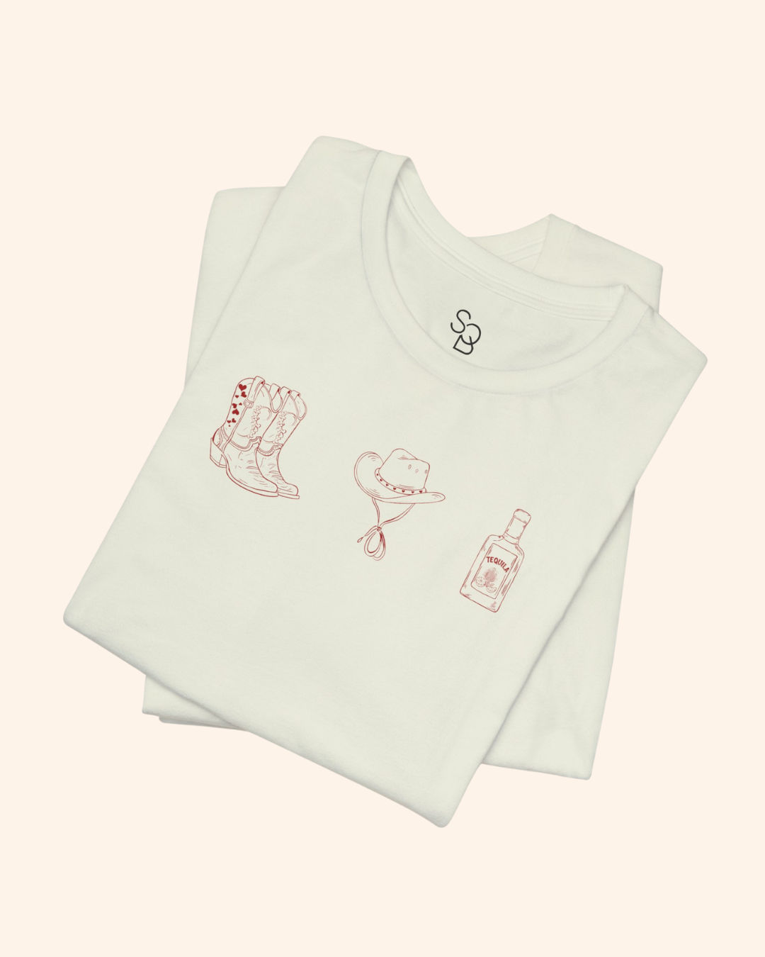 Rodeo Nights Western Graphic T-Shirt unisex t-shirt product image 8