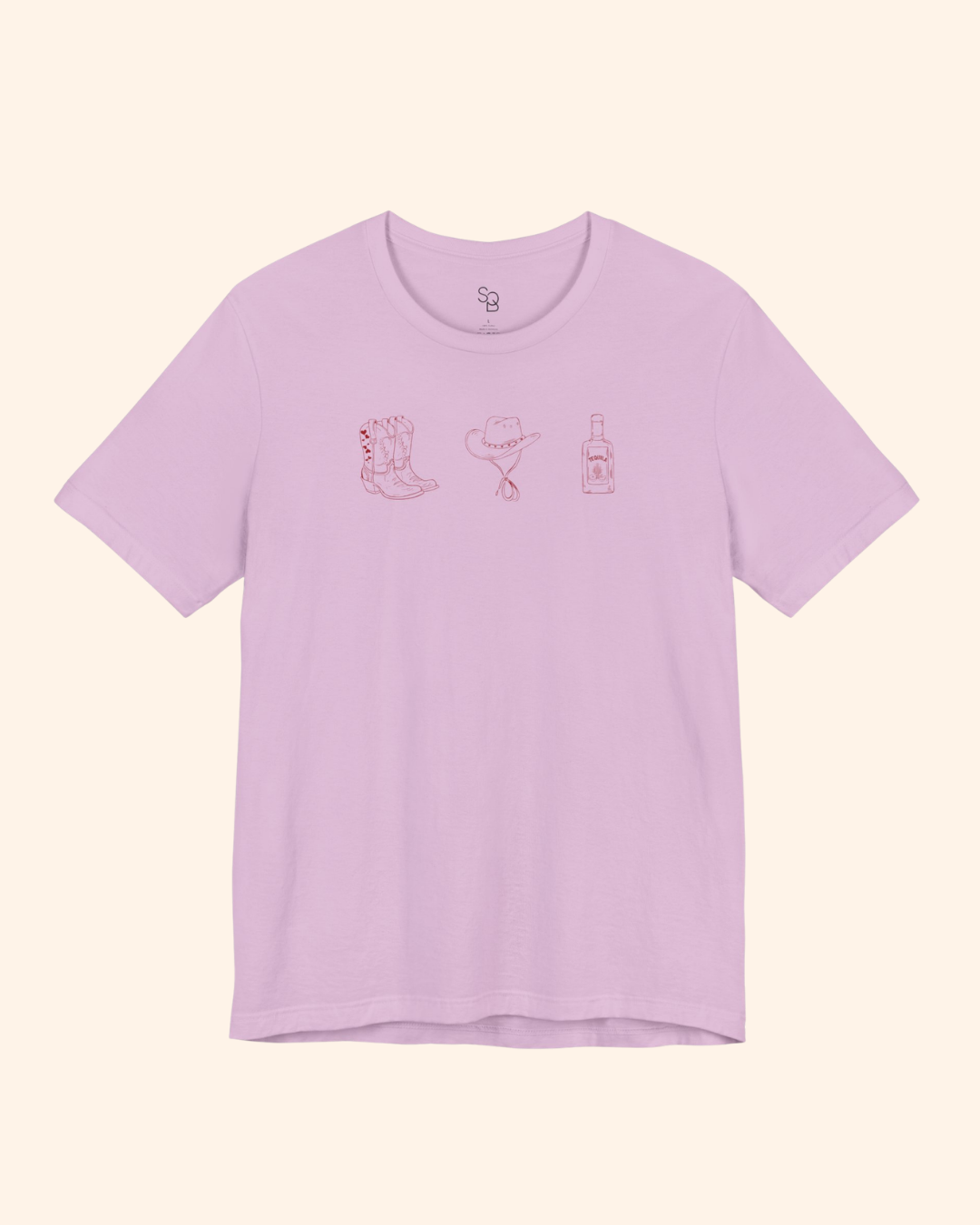 Rodeo Nights Western Graphic T-Shirt unisex t-shirt product image 4