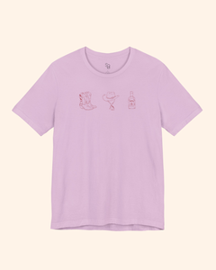 Rodeo Nights Western Graphic T-Shirt unisex t-shirt product image 4