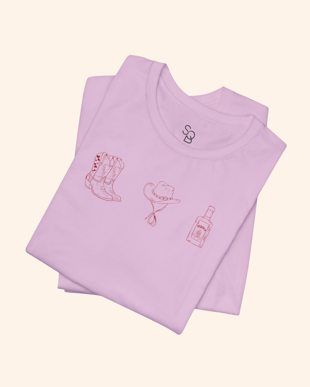 Rodeo Nights Western Graphic T-Shirt unisex t-shirt product image 12