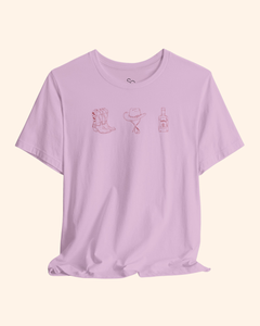 Rodeo Nights Western Graphic T-Shirt unisex t-shirt product image 13