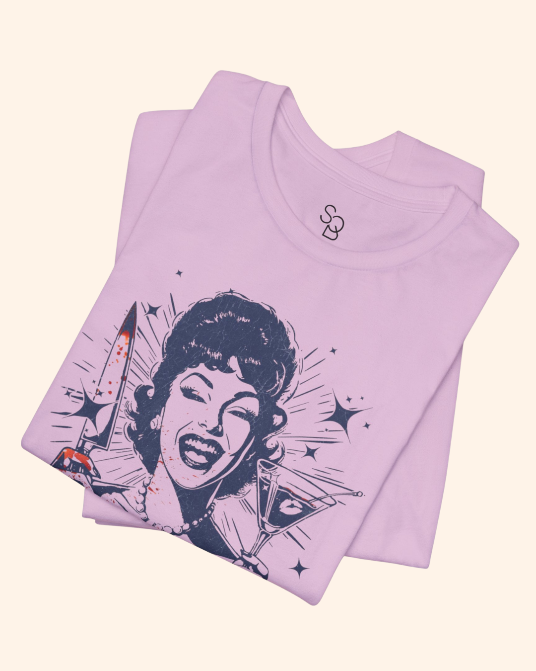 Unhinged Retro Martini Graphic T-Shirt