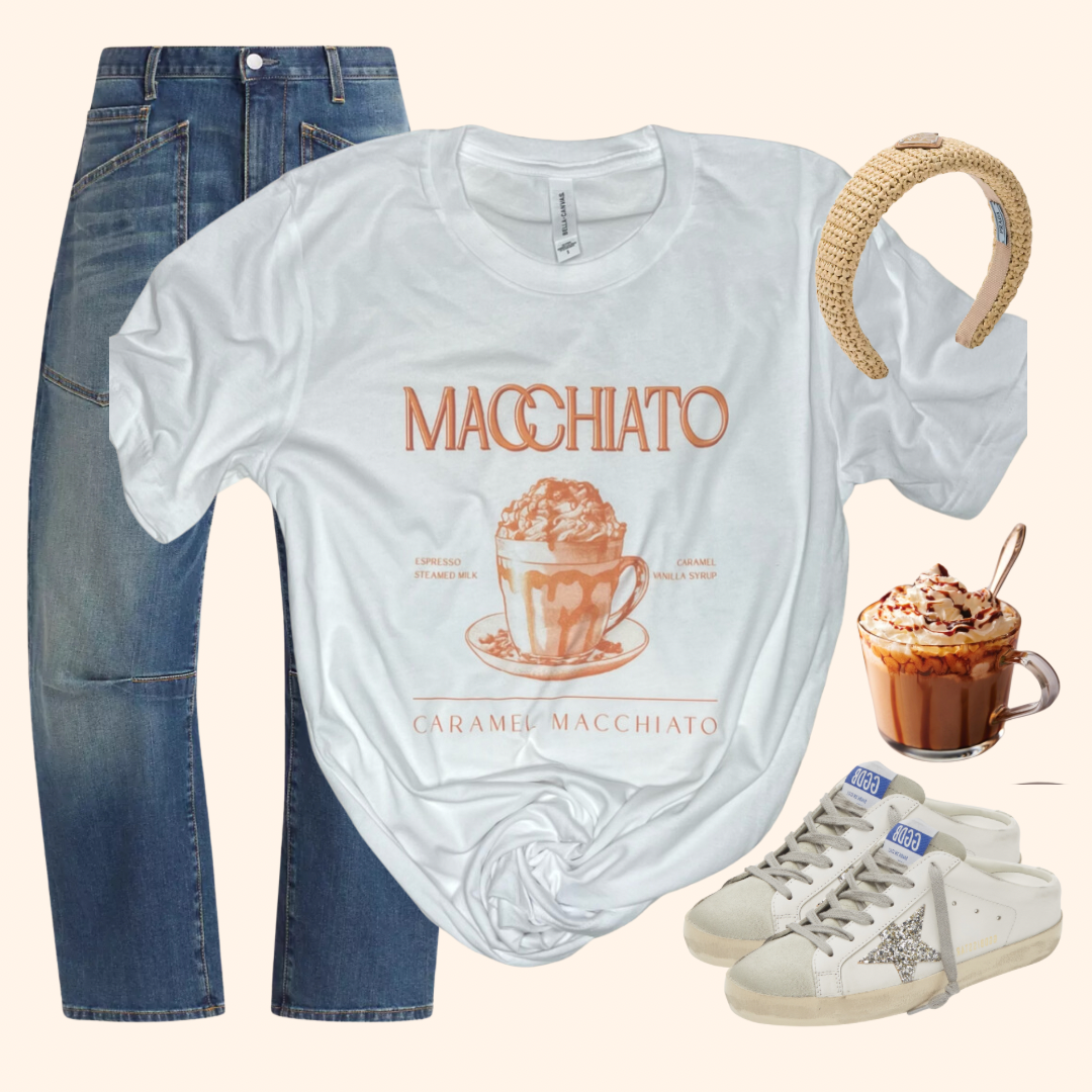 Caramel Macchiato T-shirt (Vintage Feel)