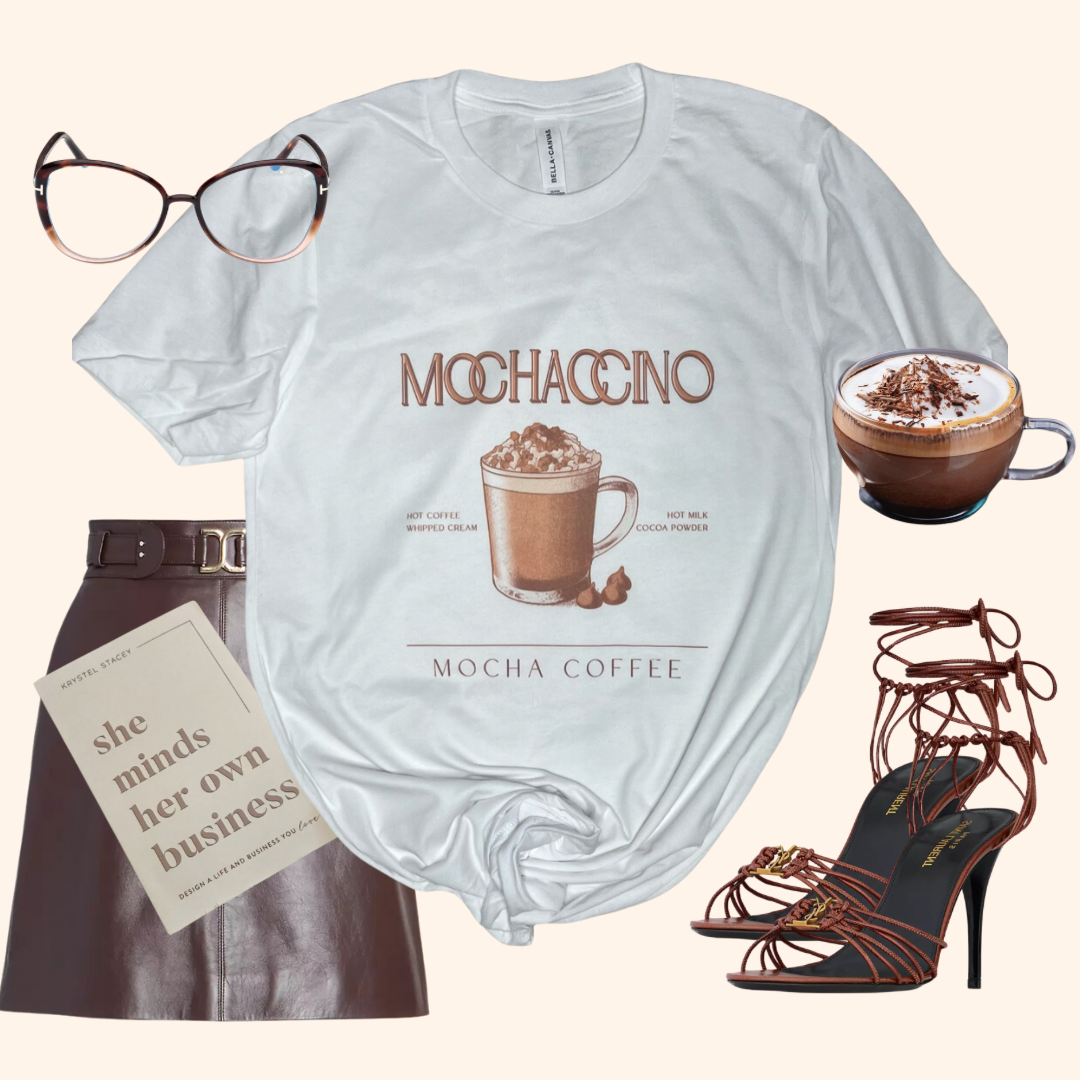 Mochaccino T-shirt (Vintage Feel)