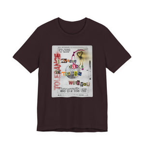 Dancing in the Rain Quote Graphic T-Shirt unisex t-shirt product image 3