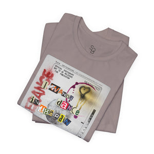 Dancing in the Rain Quote Graphic T-Shirt unisex t-shirt product image 8