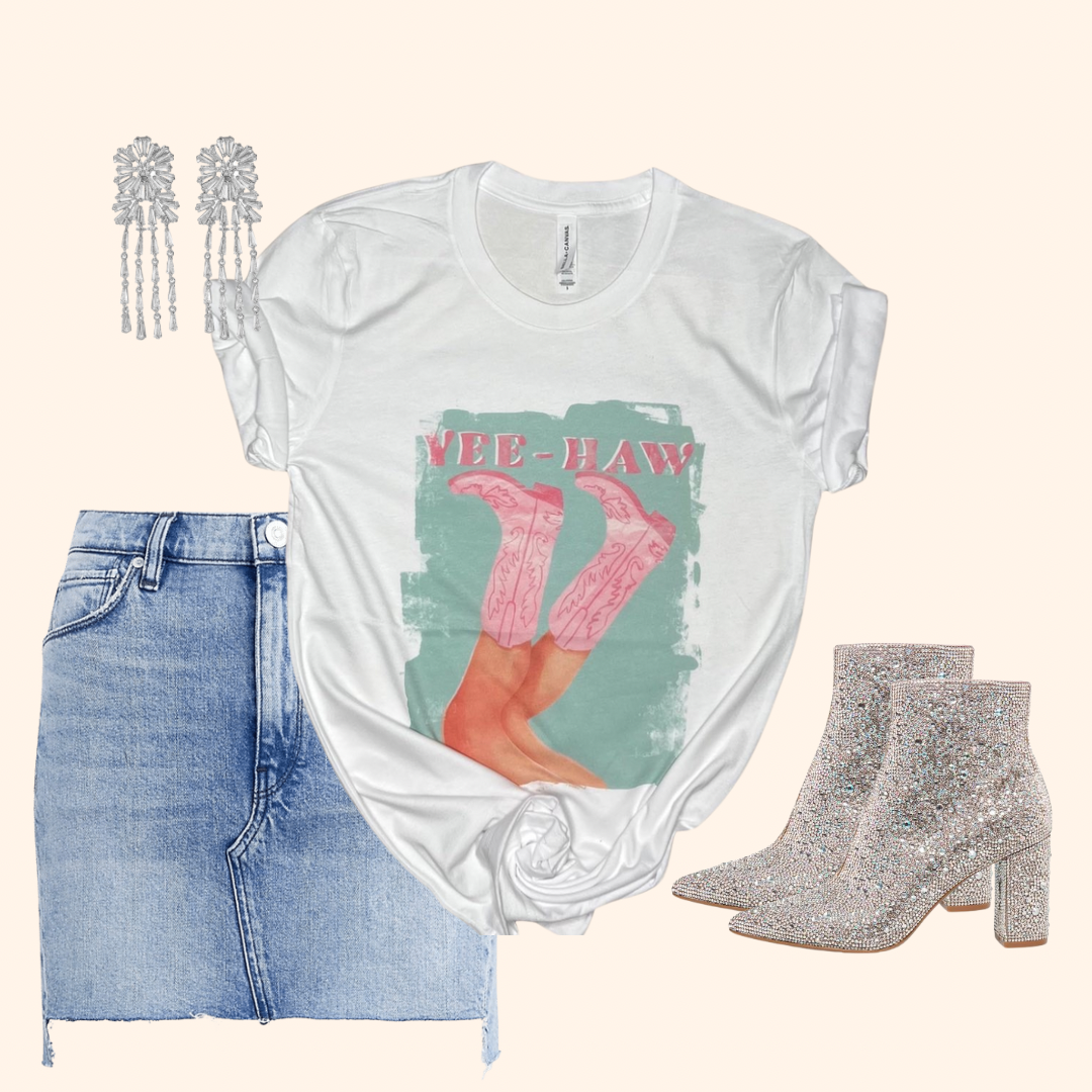 Hot Boots Graphic Tee (Vintage Feel)