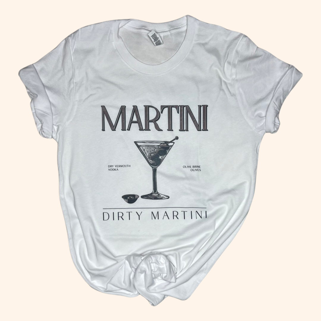 Dirty Martini T-shirt (Vintage Feel)