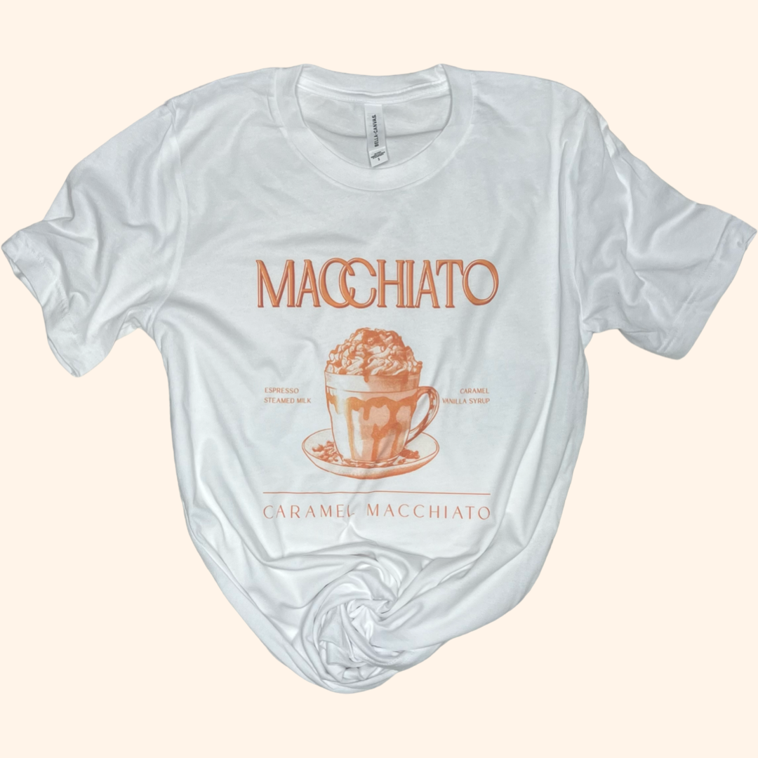 Caramel Macchiato T-shirt (Vintage Feel)