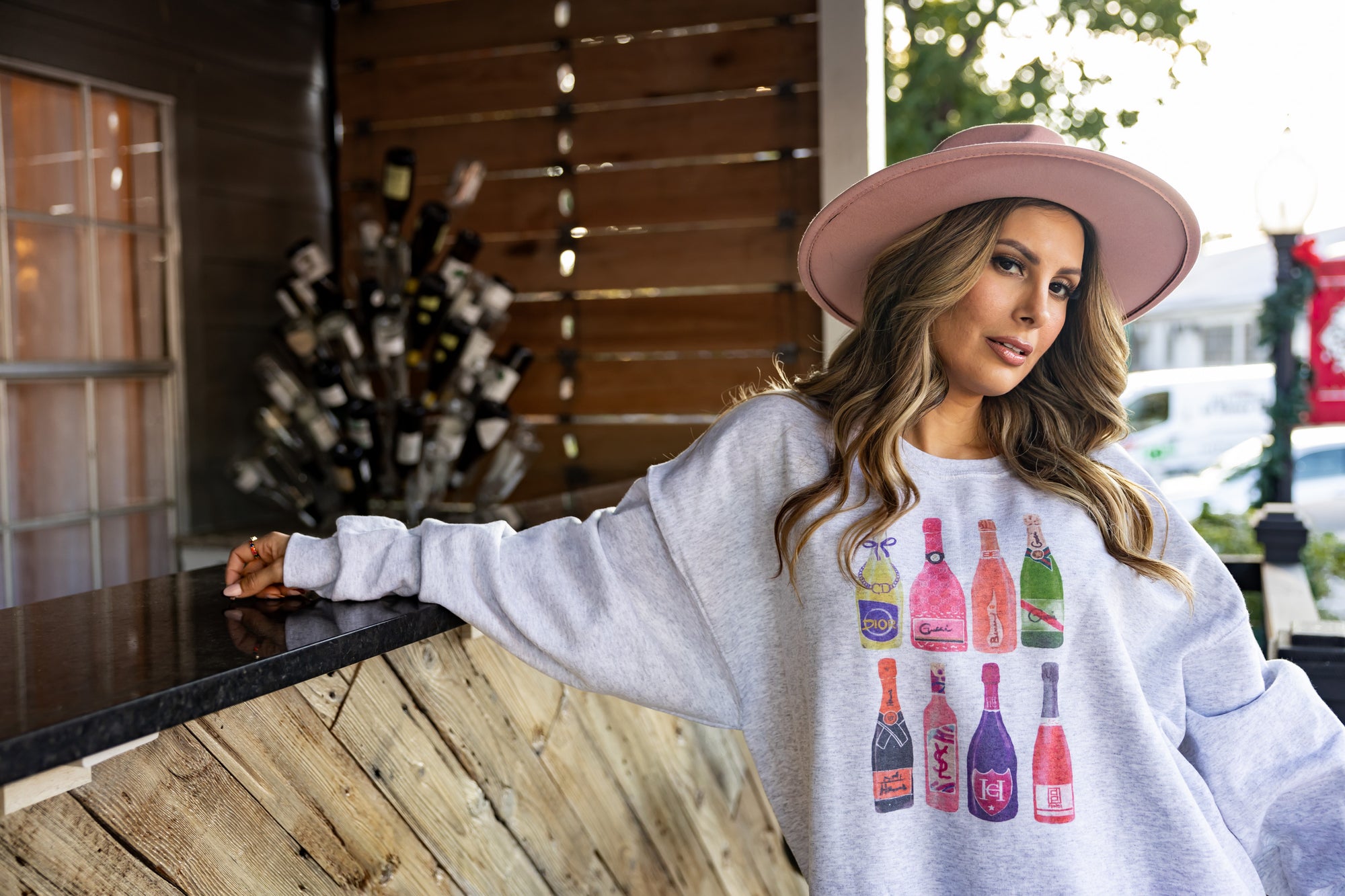 Drinking in Style Sweatshirt