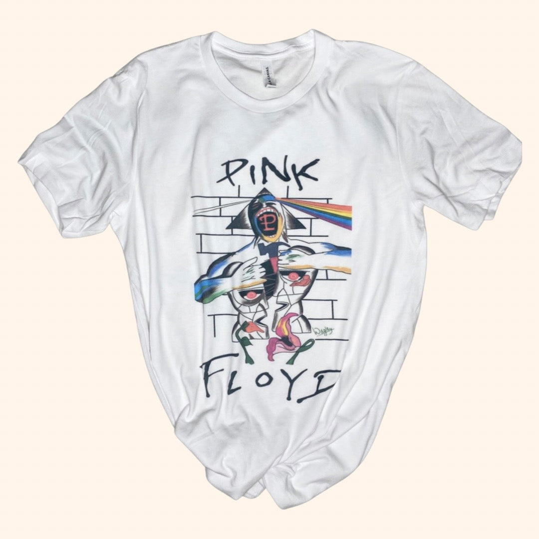 Pink’s Wall Band Tee / Graphic T-shirt ( Vintage Feel )