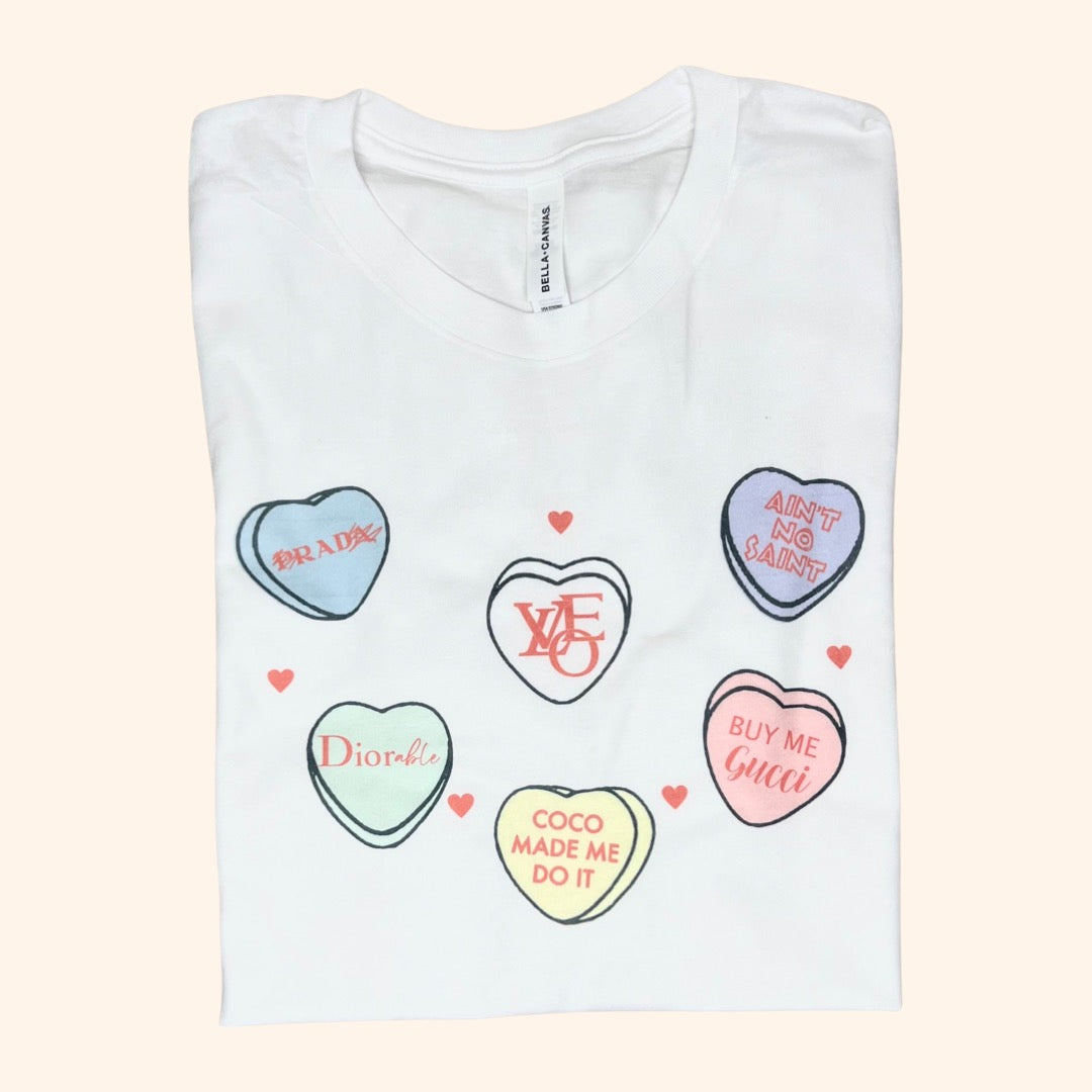 Sweet Love Graphic Tee Shirt ( Vintage Feel)