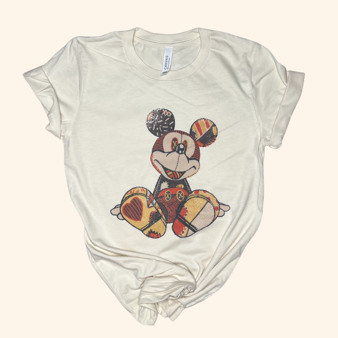 Rag-Mouse Graphic Tee Shirt ( Vintage Feel)