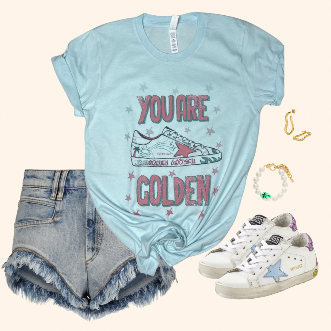 You Are Golden Graphic Tee (Vintage Feel)