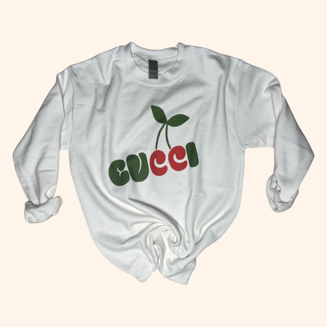 Cherry Vibes Sweatshirt ( Vintage Feel )