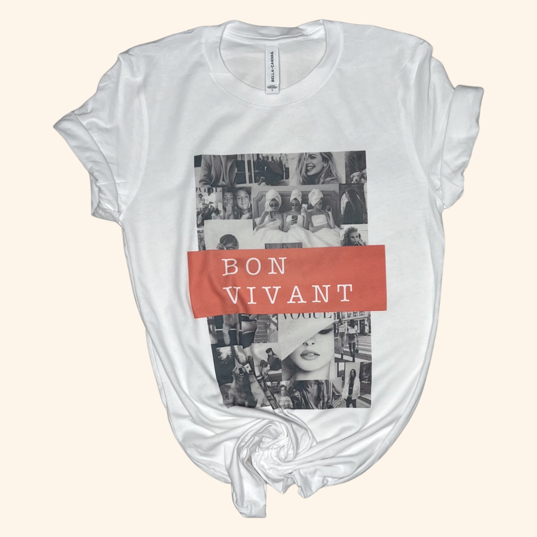 Bon Vivant Graphic T-shirt (Vintage Feel)