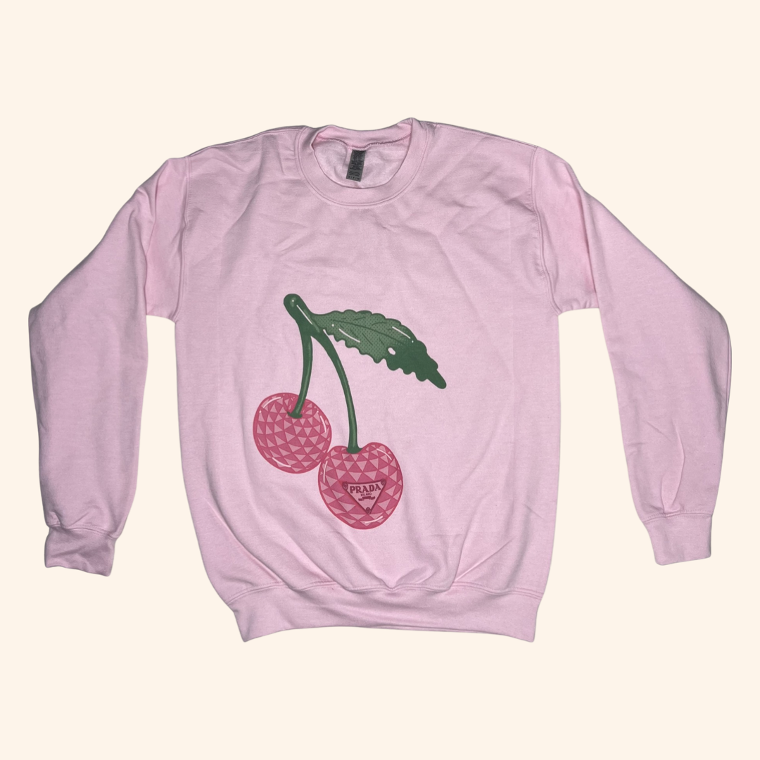 Cherry Picking Sweatshirt ( Vintage Feel )