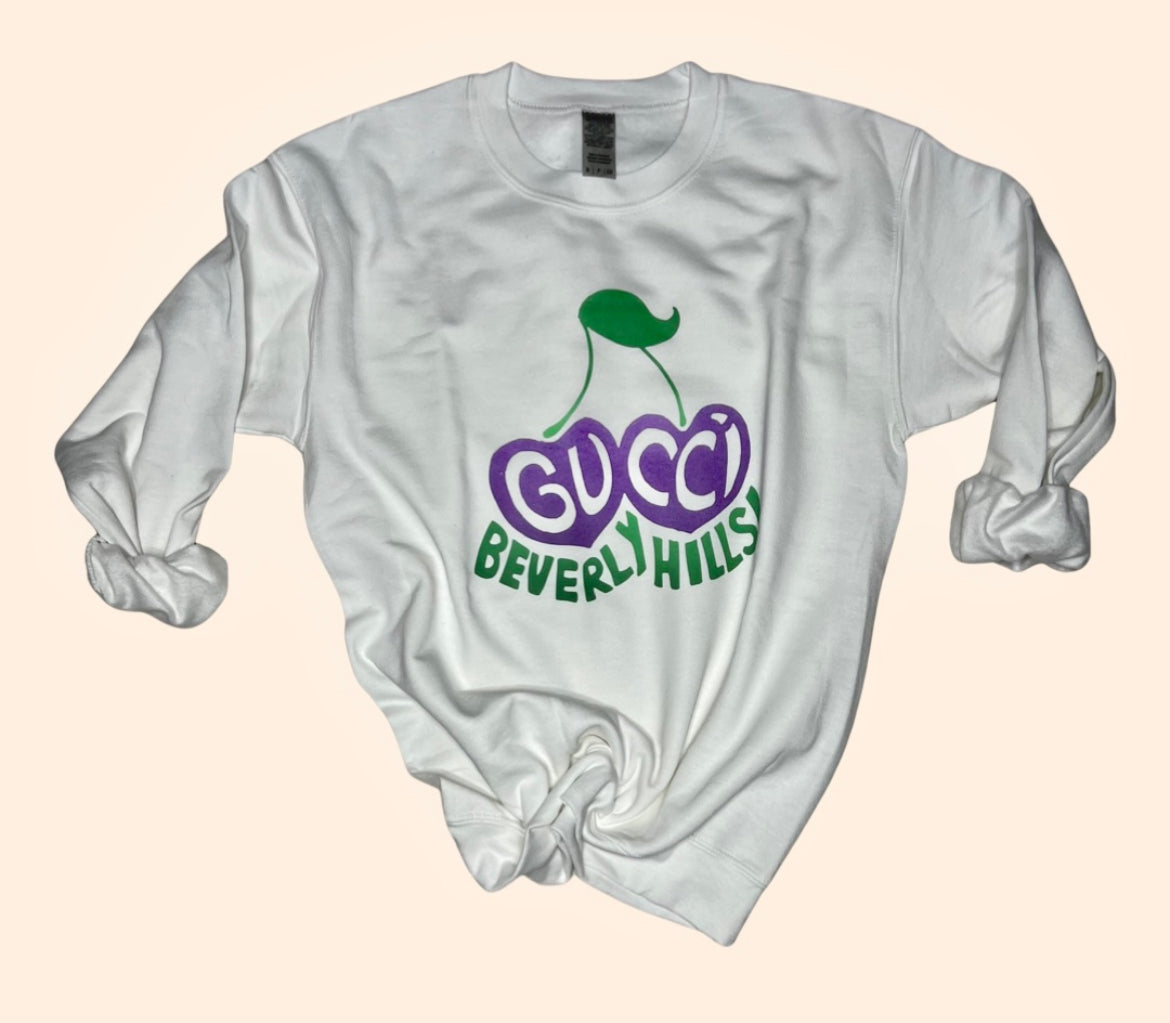 Grape to Meet You Sweatshirt ( Vintage Feel )