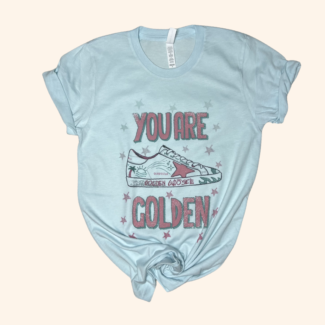 You Are Golden Graphic Tee (Vintage Feel)