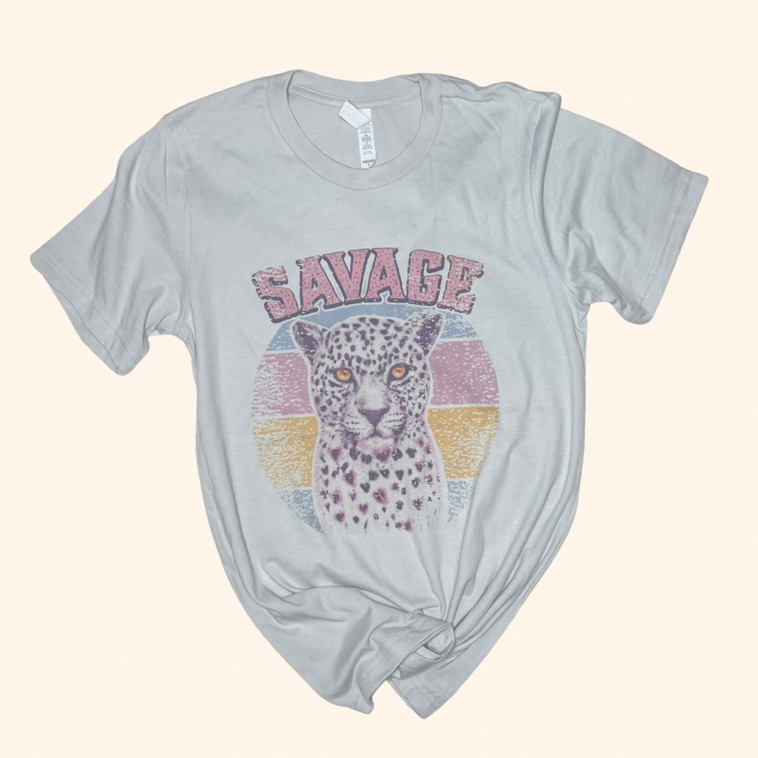 Savage Graphic T-shirt ( Vintage Feel ) Band Tee