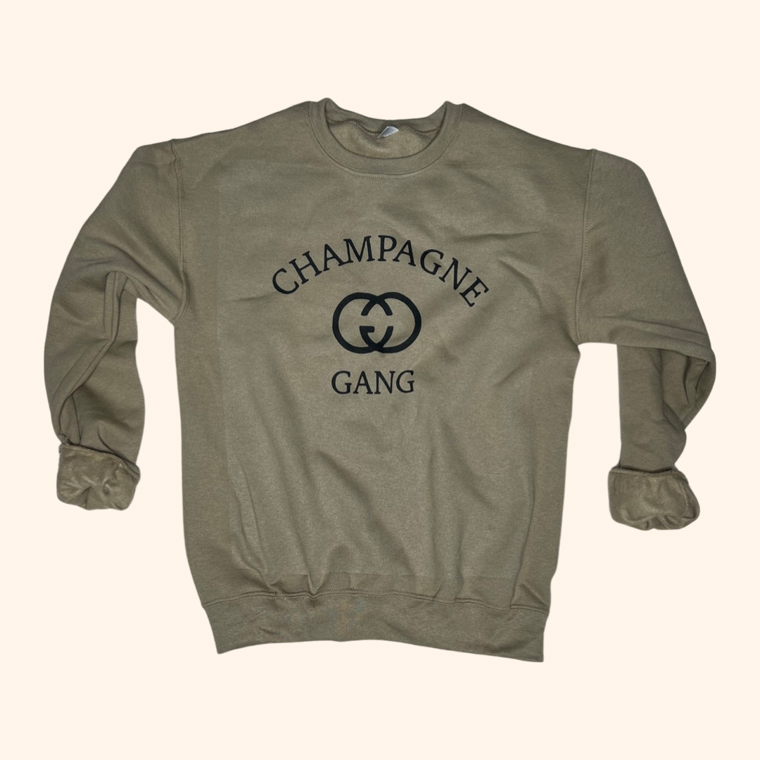 Champagne Gang Sweatshirt ( Vintage Feel )