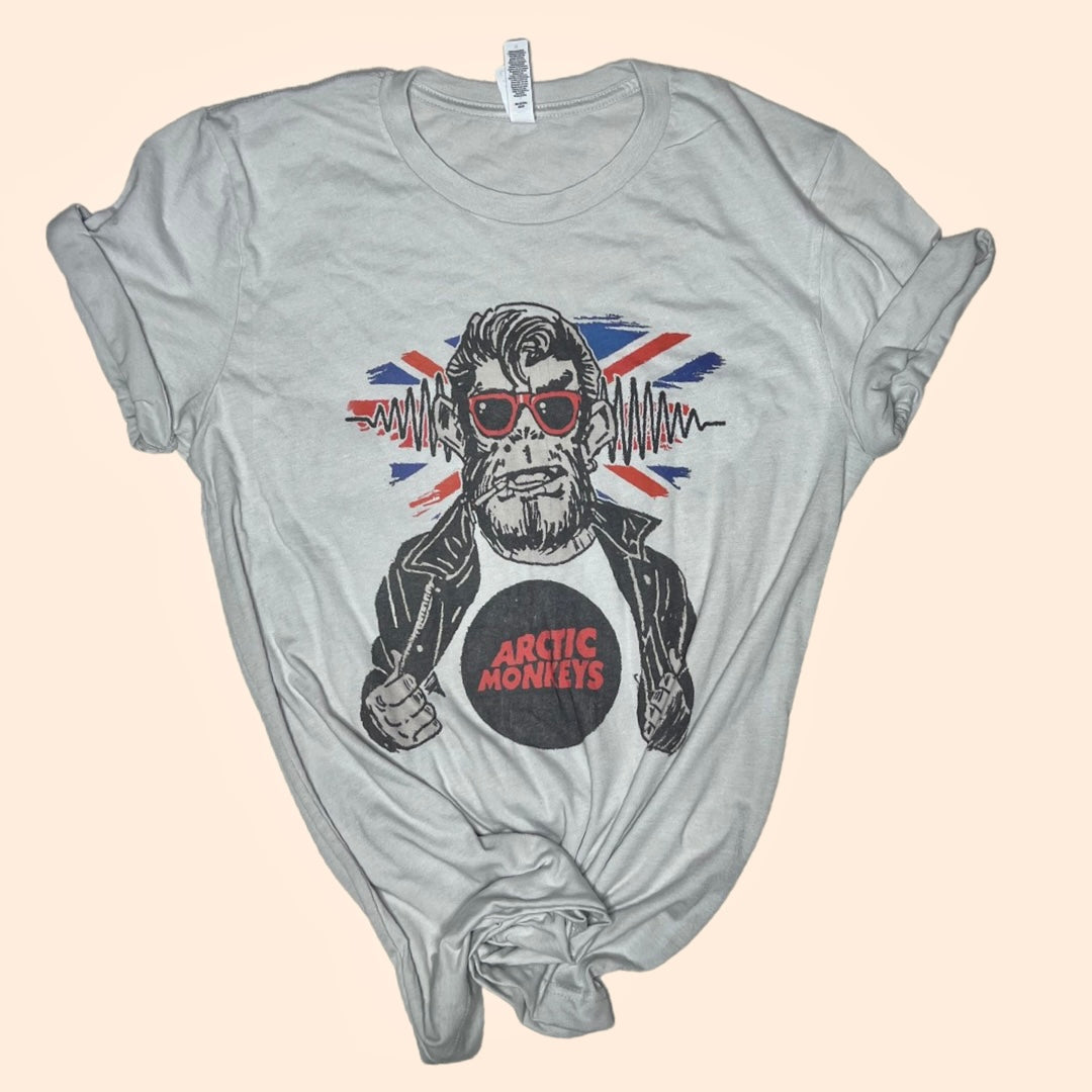 Rock Monkeys Graphic T-shirt ( Vintage Feel ) Band Tee